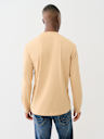 METALLIC TAPING LONG SLEEVE TEE