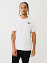 TRUE RELIGION CONTRAST TAPING TEE