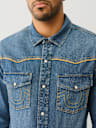 WESTERN CHAMBRAY LONG SLEEVE SHIRT
