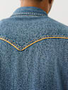 WESTERN CHAMBRAY LONG SLEEVE SHIRT