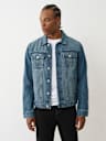 LOGO TAPING DENIM JACKET