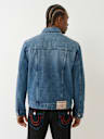 LOGO TAPING DENIM JACKET