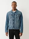 LOGO TAPING DENIM JACKET