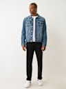 LOGO TAPING DENIM JACKET
