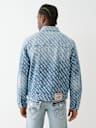 ALLOVER LOGO DENIM JACKET