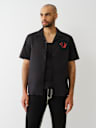 SILICONE LOGO POPLIN SHIRT
