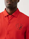 SILICONE LOGO POPLIN SHIRT