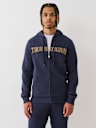 PUFF PRINT LOGO ZIP HOODIE