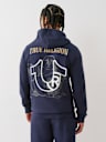 PUFF PRINT LOGO ZIP HOODIE