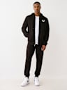 METALLIC BUDDHA ZIP HOODIE