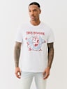 CAMISETA DE MEZCLILLA CON APLIQUE DE HERRADURA