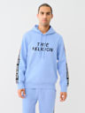 TRUE RELIGION TAPING PULLOVER HOODIE