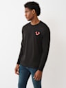 FOIL HORSESHOE LONG SLEEVE TEE