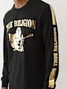 METALLIC BUDDHA LONG SLEEVE TEE