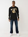 METALLIC BUDDHA LONG SLEEVE TEE