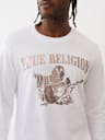 METALLIC BUDDHA LONG SLEEVE TEE