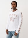METALLIC BUDDHA LONG SLEEVE TEE