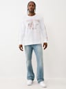 METALLIC BUDDHA LONG SLEEVE TEE