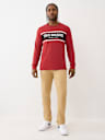 TRI PANEL LONG SLEEVE TEE