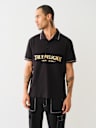 METALLIC LOGO POLO SHIRT