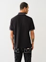 METALLIC LOGO POLO SHIRT