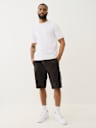 SILICONE LOGO TAPING SWEAT SHORT