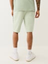 SILICONE LOGO TAPING SWEAT SHORT