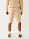 SILICONE LOGO TAPING SWEAT SHORT