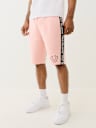 SILICONE LOGO TAPING SWEAT SHORT