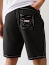 STITCHED HORSESHOE BOARD SHORTS 9”
