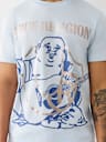 CAMISETA DE BUDDHA CON HERRADURA METÁLICA REGISTRADA