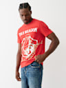 REGISTERED HORSESHOE METALLIC BUDDHA TEE