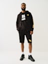 METALLIC LOGO SWEAT SHORT