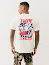 CHECKERED BUDDHA LOGO TEE