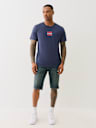 CHECKERED BUDDHA LOGO TEE