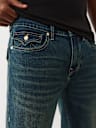 GENO STUDDED HORSESHOE SLIM JEAN