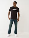 GENO STUDDED HORSESHOE SLIM JEAN