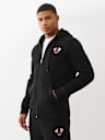 OVERLAY LOGO ZIP HOODIE