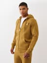 OVERLAY LOGO ZIP HOODIE