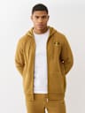 OVERLAY LOGO ZIP HOODIE