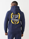 OVERLAY LOGO ZIP HOODIE