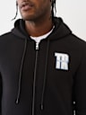 IRIDESCENT LOGO ZIP HOODIE