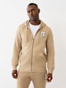 IRIDESCENT LOGO ZIP HOODIE