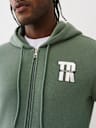 IRIDESCENT LOGO ZIP HOODIE