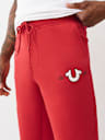 PANTALONES DEPORTIVOS SUNRISE CON PIERNAS RECTAS Y HERRADURA