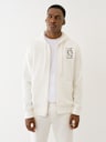 BOXED BUDDHA ZIP HOODIE