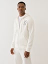 BOXED BUDDHA ZIP HOODIE