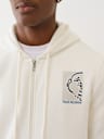 BOXED BUDDHA ZIP HOODIE