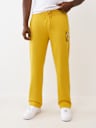 PANTALONES DEPORTIVOS CON PIERNAS RECTAS Y RECUADRO DE BUDDHA