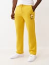 PANTALONES DEPORTIVOS CON PIERNAS RECTAS Y RECUADRO DE BUDDHA